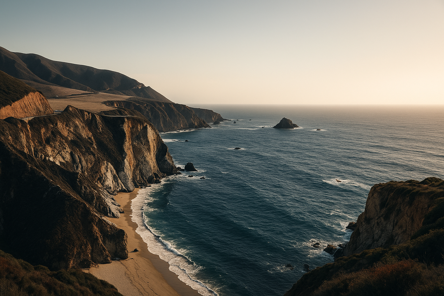 California coastline banner placeholder for state page