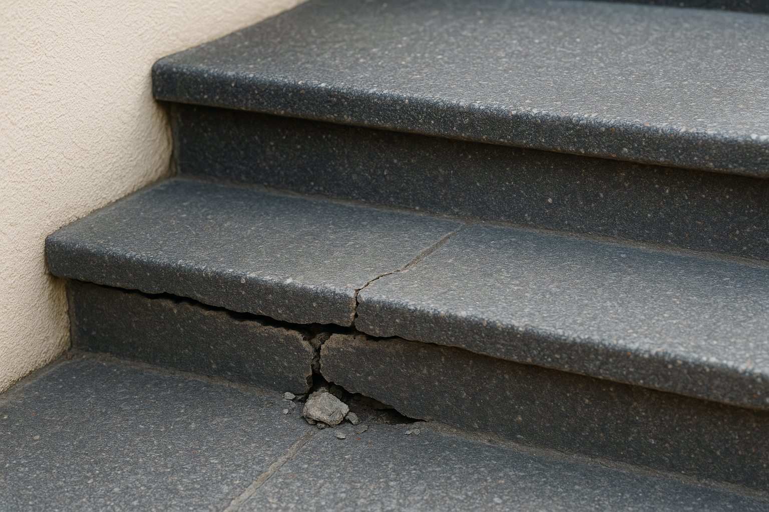 Attorney photographing a cracked step and requesting store surveillance footage