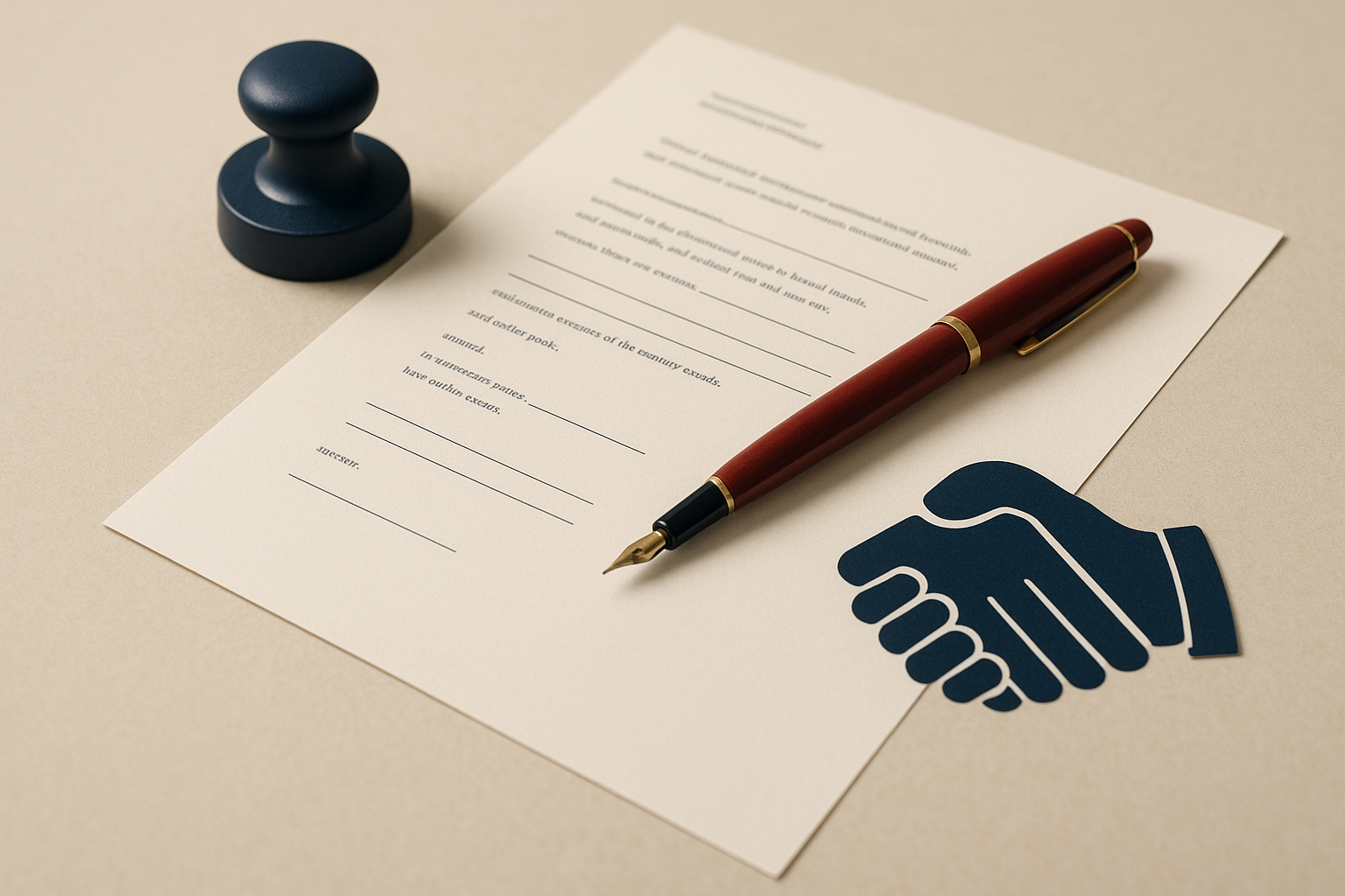 Signing ceremony for a family trust with notary and witnesses present