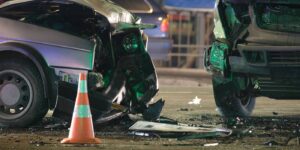 Heavily damaged vehicles after a Colorado collision, illustrating injury claim deadlines